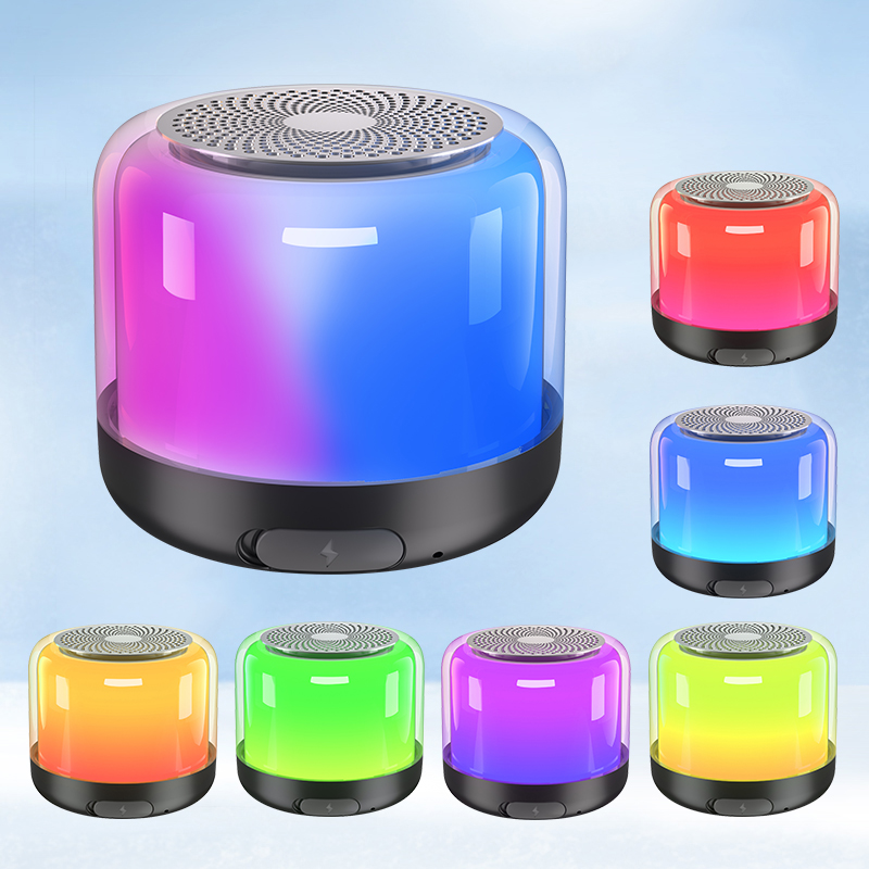 High Quality Mini LED Color Music Box Bass Speaker Bluetooth Waterproof Alto Falante Portable Wireless Bocinas Bluetooth Speaker NE70