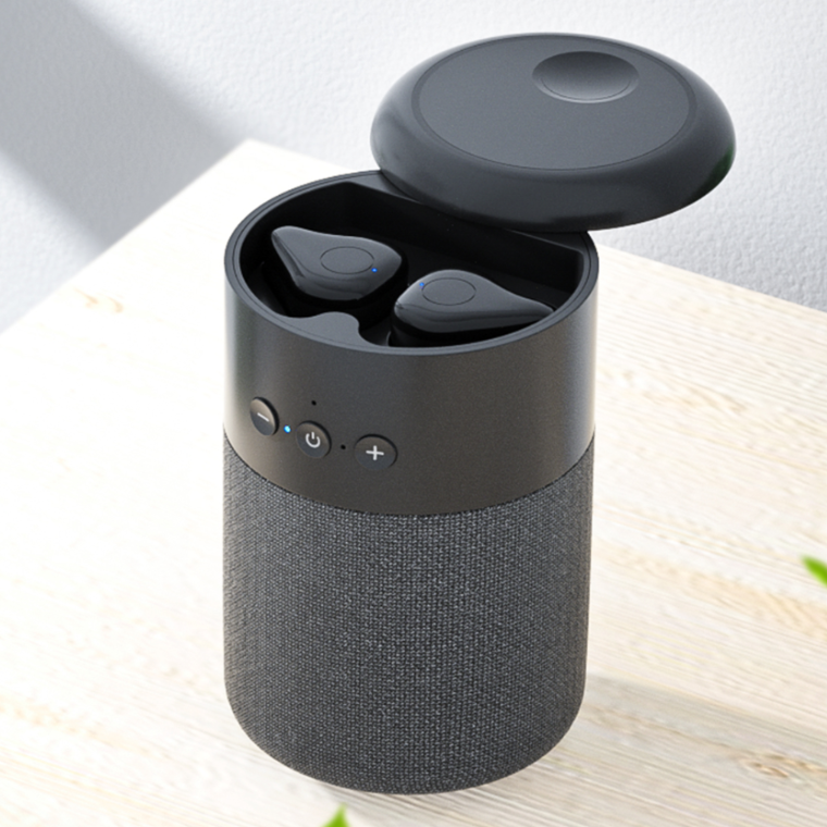 Popular Design Bluetooth Custom Logo Speaker B20 Portable With Earphone 2 in 1 Long Battery Small Size BT Wireless Speaker