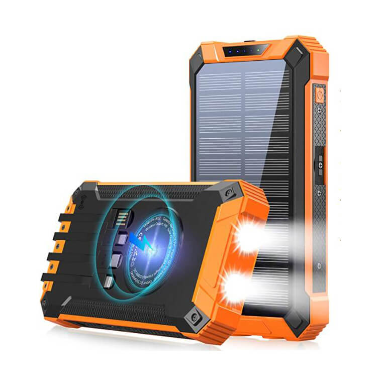 Hot Selling Universal Portable Outdoor Fast Charge 20000mah Powerbank Solar Wireless Charging Power Bank SC-20K