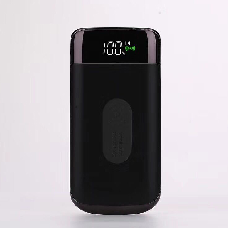 Custom digital display wireless portable power bank 10000 mAh mobile charger