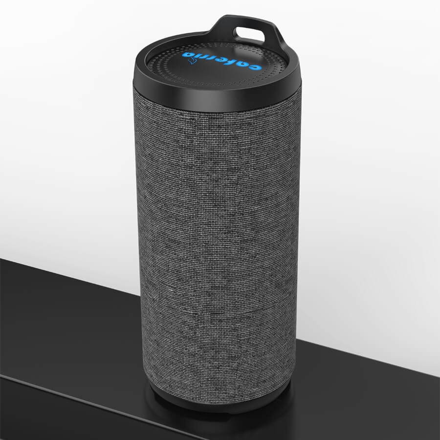 ABS+ Fabric Wireless Speaker 10w Bluetooth Outdoor Portable Speaker Custom LED Light Logo  NE90