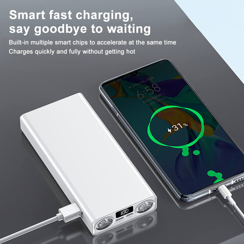 2023 New 22.5W Fast Charging Power Bank 20000mAh Type C Portable Outdoor Travel Cell Mobile Phone Power Bank XC-134