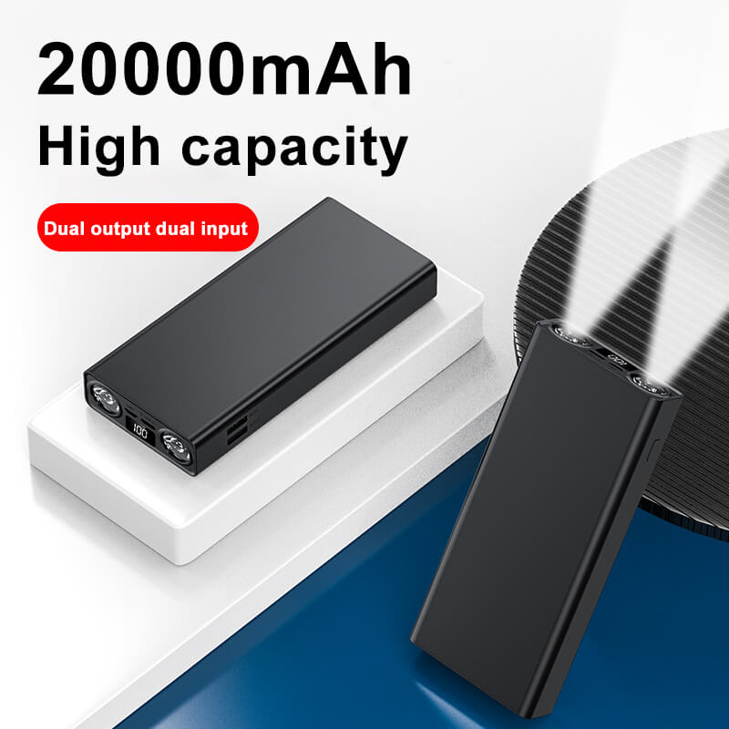 2023 New 22.5W Fast Charging Power Bank 20000mAh Type C Portable Outdoor Travel Cell Mobile Phone Power Bank