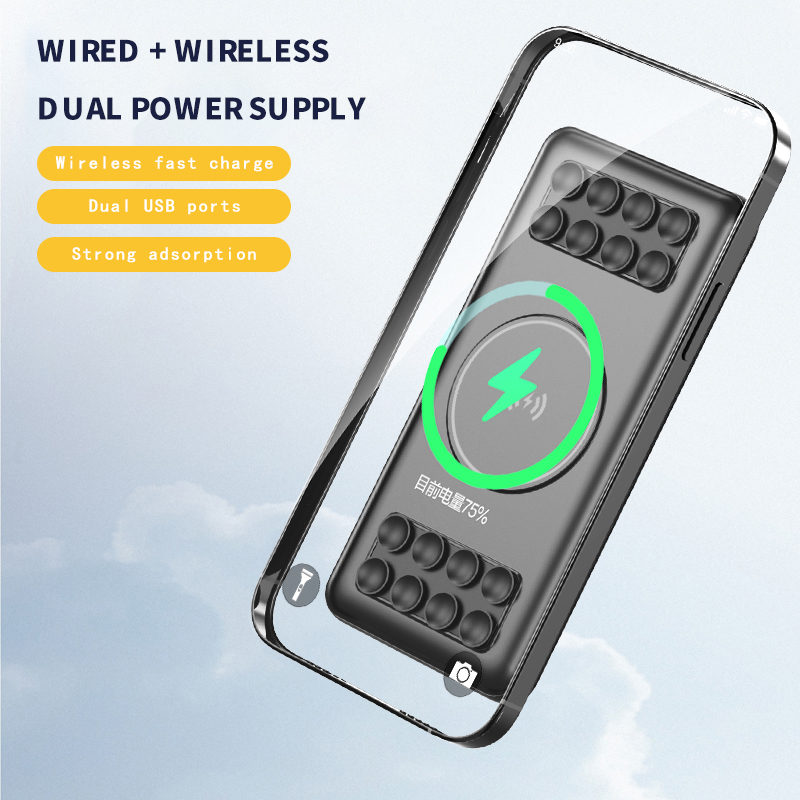 22.5W Fast Charger Power Bank with 15W Wireless Charger 