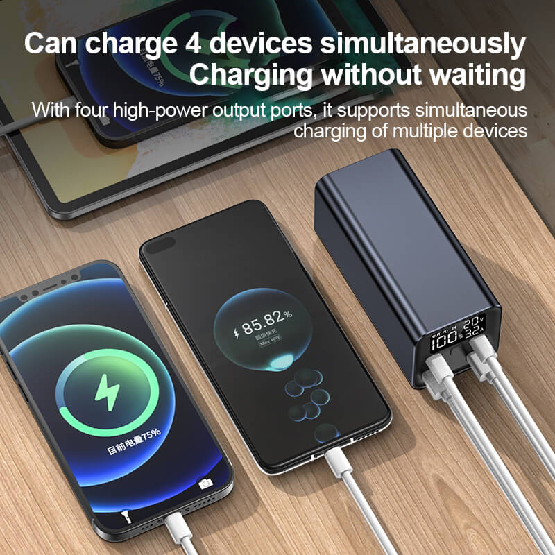 PD 100W Fast Power bank Quick charger power bank 20000mah quick charging 3.0 power bank