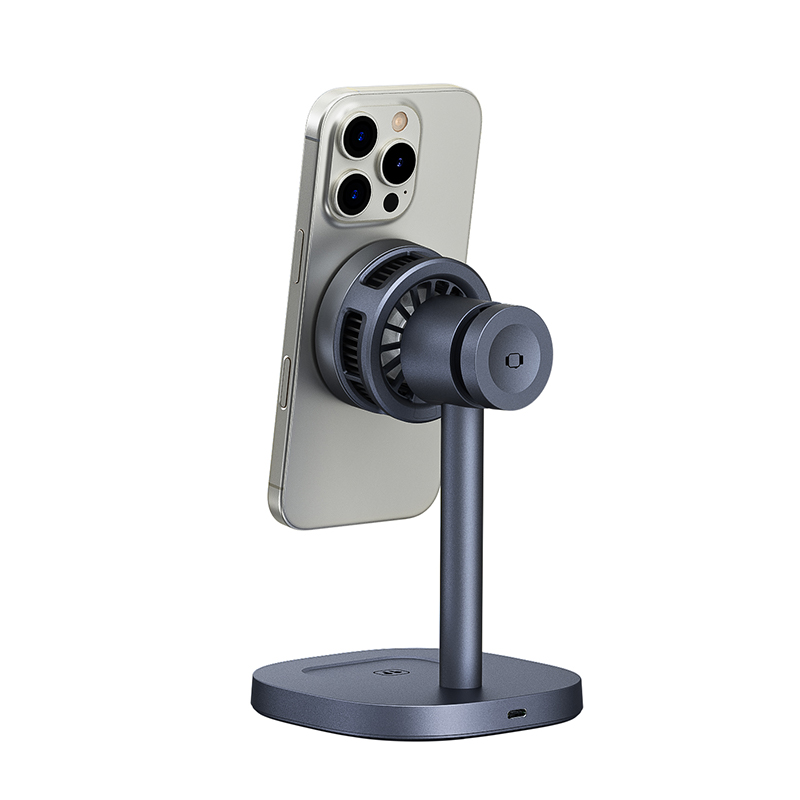 Hot Sale Qi2 15W Wireless Charger Fast Charging Stand TEC Cooling Chips Magnetic 3-in-1 Charger Holder