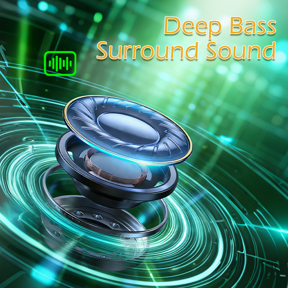 Custom Creative Shell Bamboo Stainless Steel Simple Square Wood Bluetooth Speaker