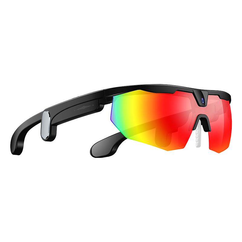 New Arrival Camera Fashion Sunglasses BT Audio Call Music Video Recording Wireless Smart Camera Glasses AI Sports Smart Glasses