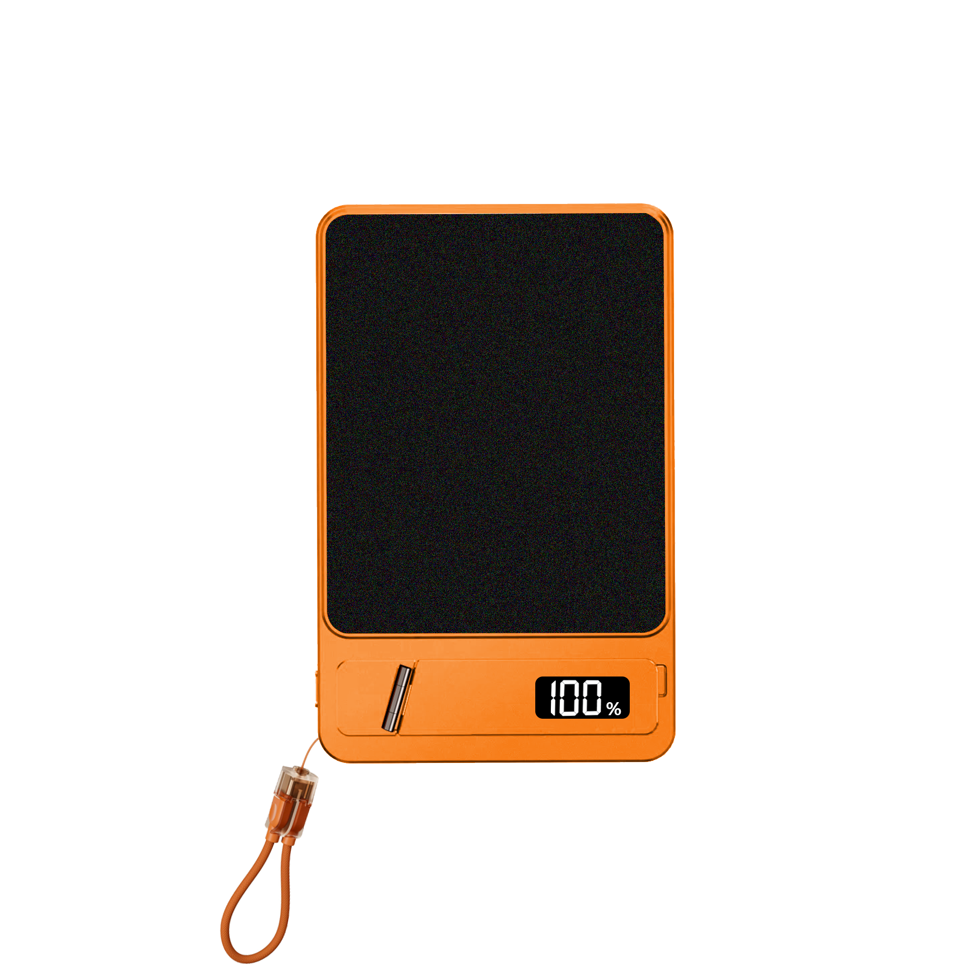 3-in-1 Magnetic Wireless Charging Built-in Phone Stand Lanyard Cable 22.5W Fast Charging Digital Display Power Bank