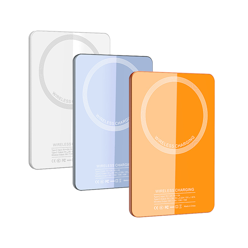Ultra Slim 5000mAh 10000mAh Magnetic Power Bank 15W Wireless Fast Charge for iPhone 17 16 15
