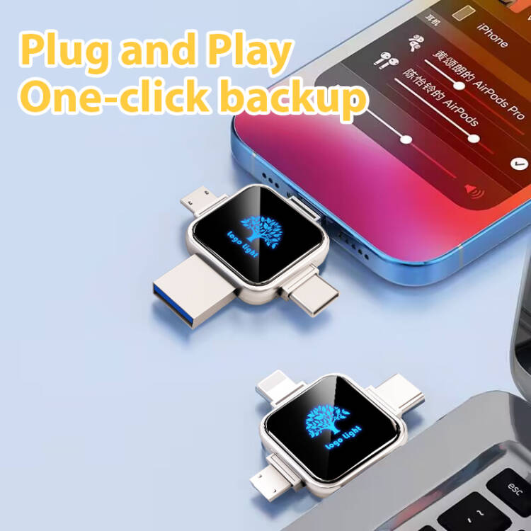 4 in 1 Multi-function OTG Usb Flash Drive Android Type-C Pendrive 2.0 3.0 Usb Flash Drive for Iphone Mobile Phone