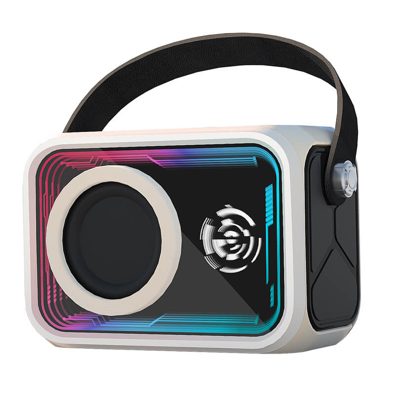 New Arrival Thousand Layer Mirror Bluetooth Speaker Mini Outdoor Portable RGB TF Wireless Speaker