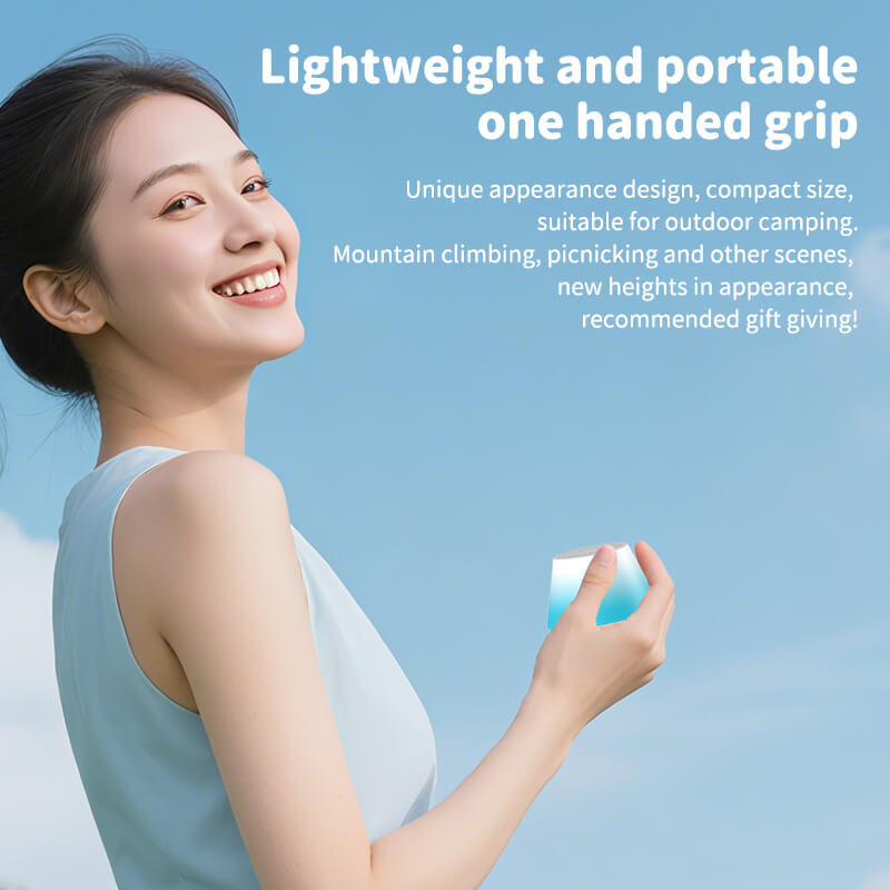 New Portable Fashion Bluetooth Speaker Mini Desktop Subwoofer Outdoor Mini Gradient Color Bluetooth Speaker
