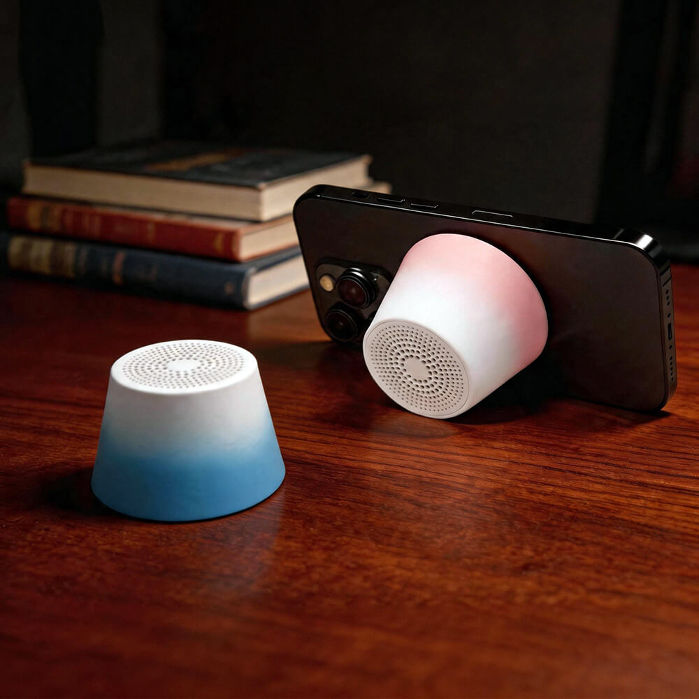 New Portable Fashion Bluetooth Speaker Mini Desktop Subwoofer Outdoor Mini Gradient Color Bluetooth Speaker