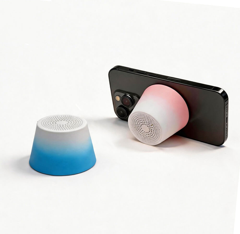 New Portable Fashion Bluetooth Speaker Mini Desktop Subwoofer Outdoor Mini Gradient Color Bluetooth Speaker