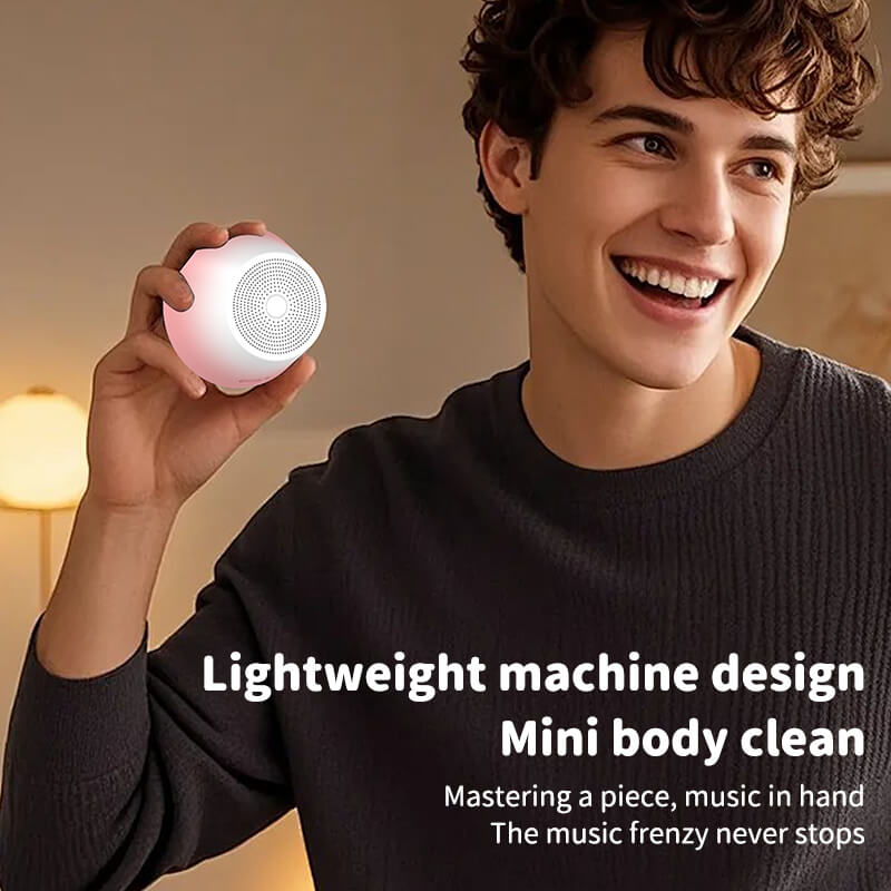 New Portable Fashion Bluetooth Speaker Mini Desktop Subwoofer Outdoor Mini Gradient Color Bluetooth Speaker