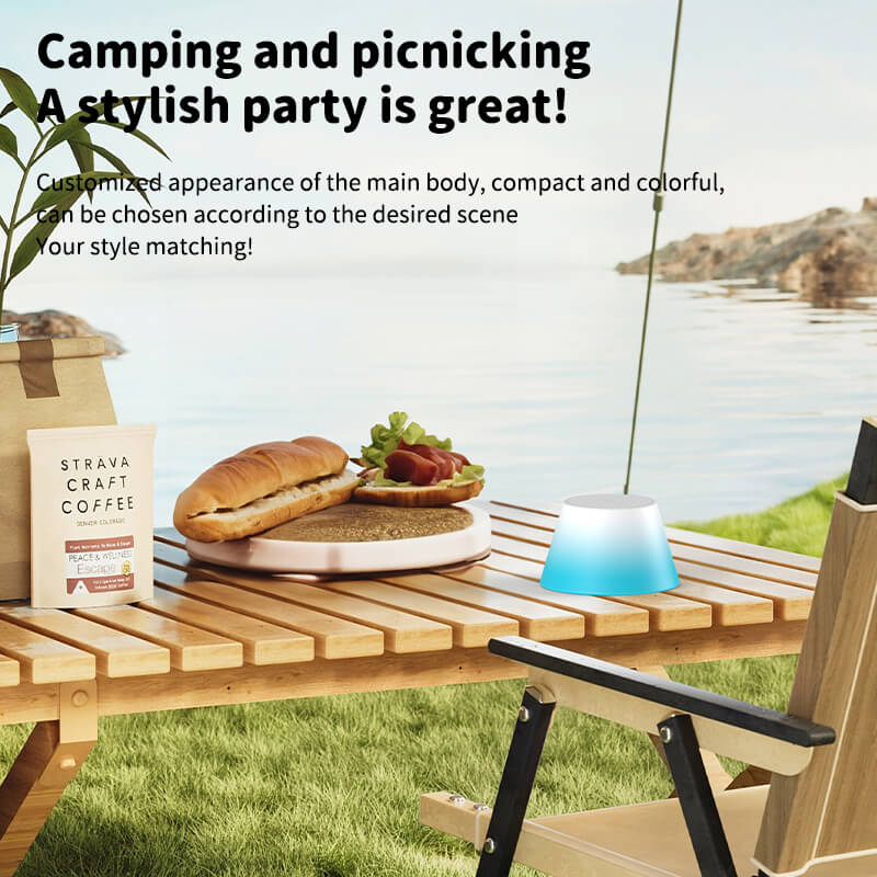 New Portable Fashion Bluetooth Speaker Mini Desktop Subwoofer Outdoor Mini Gradient Color Bluetooth Speaker