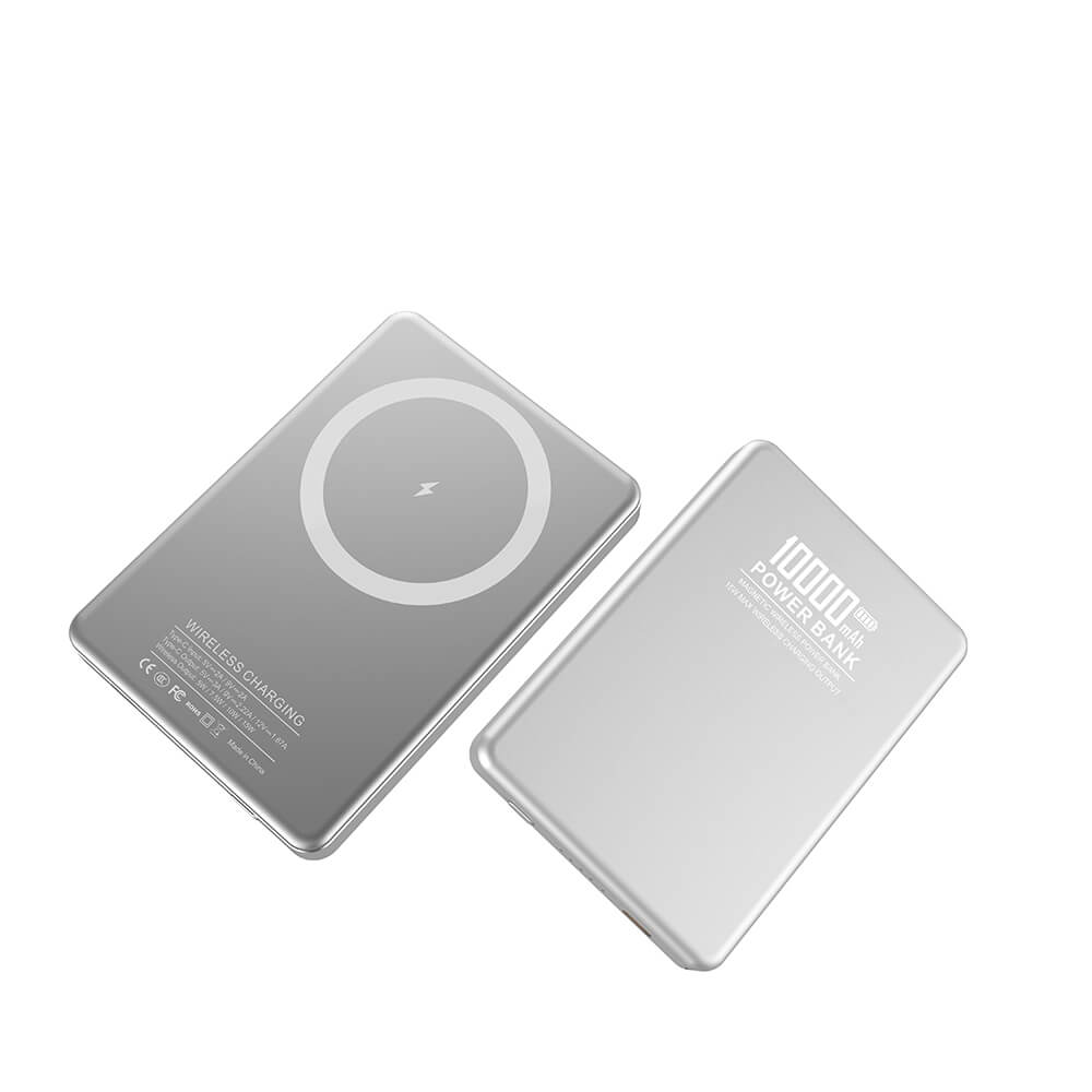 11.5mm Slim Magnetic Charger 15W Wireless Fast Charging High Voltage Portable Power Bank for Travel Outdoor Use