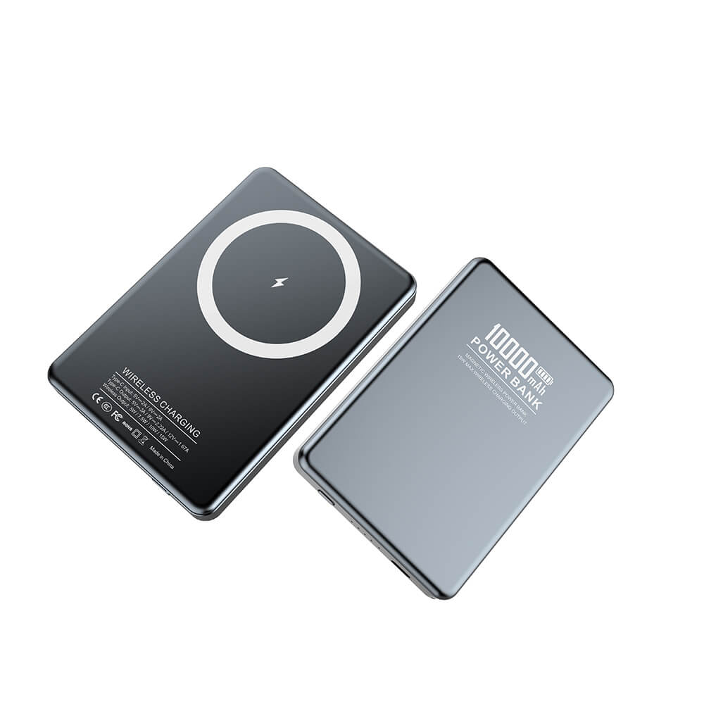 11.5mm Slim Magnetic Charger 15W Wireless Fast Charging High Voltage Portable Power Bank for Travel Outdoor Use